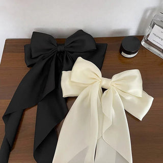 Bow Ribbon Hair Clip Ponytail Clip Hair Accessories Gift - Diva Melody