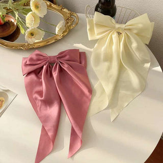 Bow Ribbon Hair Clip Ponytail Clip Hair Accessories Gift - Diva Melody