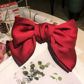 Bow Ribbon Hair Clip Ponytail Clip Hair Accessories Gift - Diva Melody