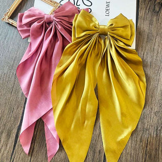 Bow Ribbon Hair Clip Ponytail Clip Hair Accessories Gift - Diva Melody