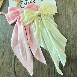 Bow Ribbon Hair Clip Ponytail Clip Hair Accessories Gift - Diva Melody