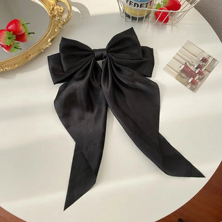 Bow Ribbon Hair Clip Ponytail Clip Hair Accessories Gift - Diva Melody