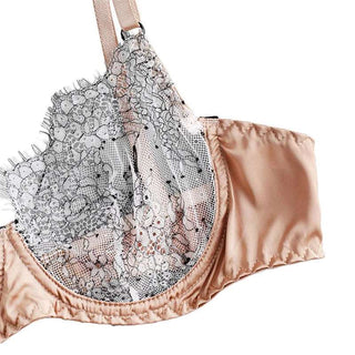 Bra Panties Three - piece Set Women Lace Thin Mesh See - Through Lingerie Set - Diva Melody