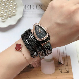 Bracelet Stainless Steel Fashion Gold Watches Clock High - quality Luxury Wristwatch - Diva Melody