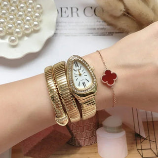 Bracelet Stainless Steel Fashion Gold Watches Clock High - quality Luxury Wristwatch - Diva Melody