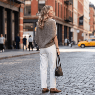 Brushed Knit Mock Neck Sweater - Diva Melody