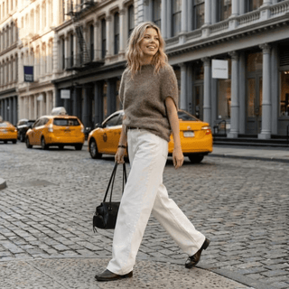 Brushed Knit Mock Neck Sweater - Diva Melody