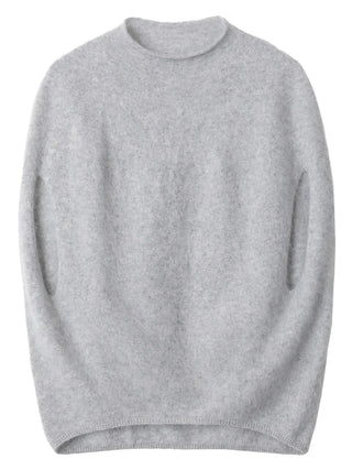 Brushed Knit Mock Neck Sweater - Diva Melody