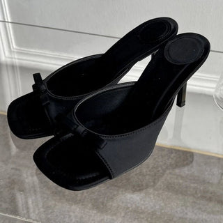 Butterfly - knot Thin High Heel Sandals - Diva Melody