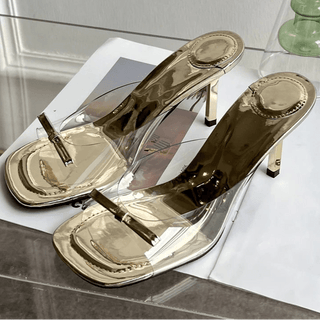 Butterfly - knot Thin High Heel Sandals - Diva Melody