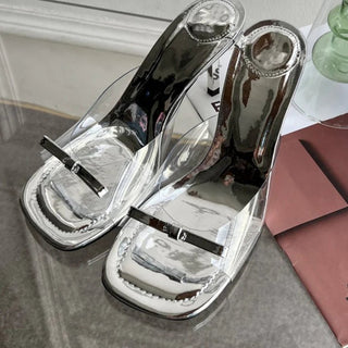 Butterfly - knot Thin High Heel Sandals - Diva Melody