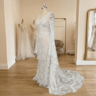 Butterfly Rustic Bridal Gown - Diva Melody