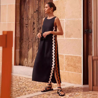 Casual for Summer Sleeveless Split Beach Dress - Diva Melody