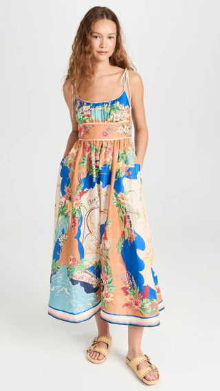 Casual Loose & Soft Printed Pocket Dress - Diva Melody