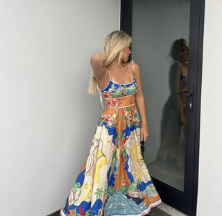 Casual Loose & Soft Printed Pocket Dress - Diva Melody