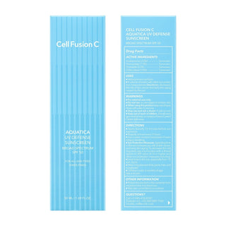 [CellFusionC] 1+1 Aquatica UV Defense Sunscreen OTC 50ml+50ml - Diva Melody