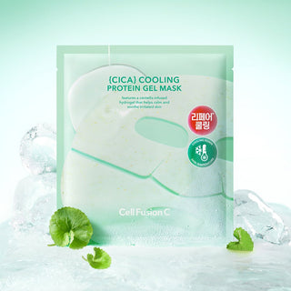 [CellFusionC] Cica Cooling Protein Gel Mask 35g*5ea - Diva Melody