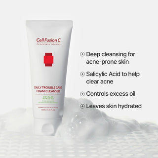 [CellFusionC] TRE.AC Daily Trouble Care Foam Cleanser - 130ml - Diva Melody