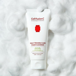 [CellFusionC] TRE.AC Daily Trouble Care Foam Cleanser - 130ml - Diva Melody