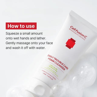 [CellFusionC] TRE.AC Daily Trouble Care Foam Cleanser - 130ml - Diva Melody