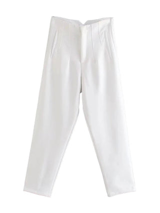 Chic Office Wear Pants Vintage Ankle Trousers - Diva Melody