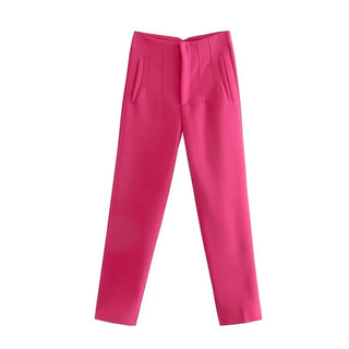 Chic Office Wear Pants Vintage Ankle Trousers - Diva Melody