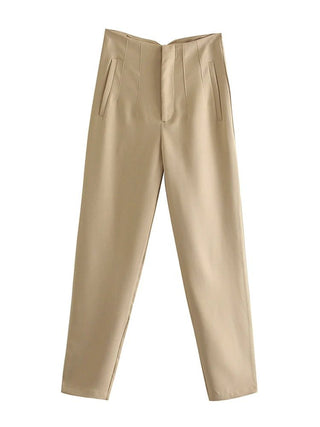 Chic Office Wear Pants Vintage Ankle Trousers - Diva Melody