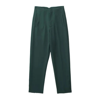 Chic Office Wear Pants Vintage Ankle Trousers - Diva Melody