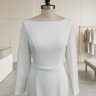 Chic Sheath Bridal Gown - Diva Melody