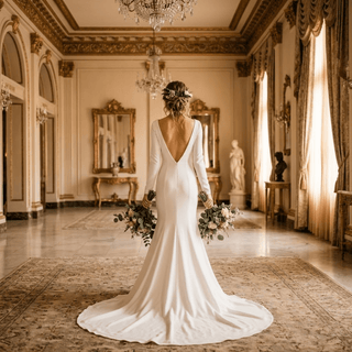 Chic Sheath Bridal Gown - Diva Melody