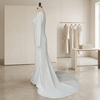 Chic Sheath Bridal Gown - Diva Melody
