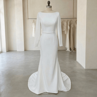 Chic Sheath Bridal Gown - Diva Melody