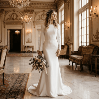 Chic Sheath Bridal Gown - Diva Melody