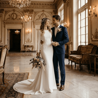 Chic Sheath Bridal Gown - Diva Melody