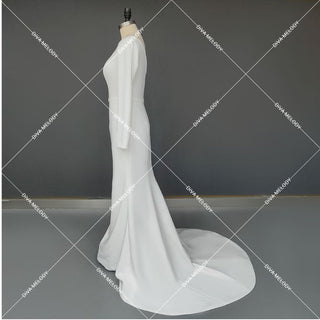 Chic Sheath Bridal Gown - Diva Melody