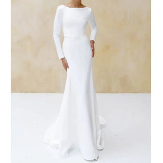 Chic Sheath Bridal Gown - Diva Melody