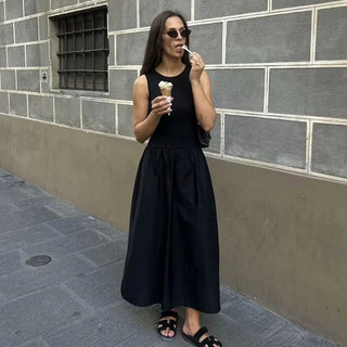 Chic Slim O - Neck Elegant Long Dress - Diva Melody