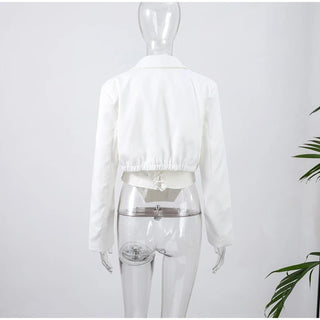 Chic Strapless Vest & Short Jacket Set - Diva Melody