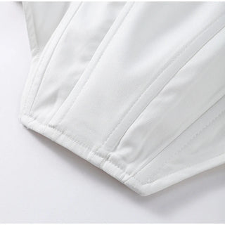 Chic Strapless Vest & Short Jacket Set - Diva Melody