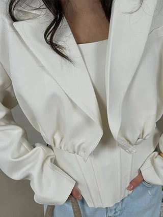 Chic Strapless Vest & Short Jacket Set - Diva Melody