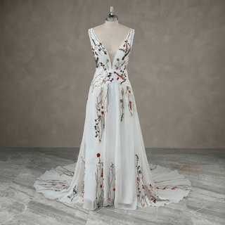 Chiffon A-Line Wedding Gown - Diva Melody