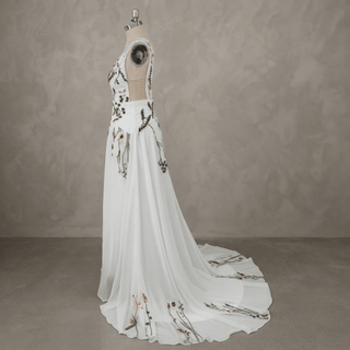 Chiffon A-Line Wedding Gown - Diva Melody
