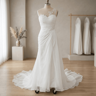 Classic Beading Wedding Dress - Diva Melody