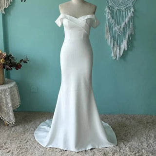 Classic Off - Shoulder Wedding Dress - Diva Melody