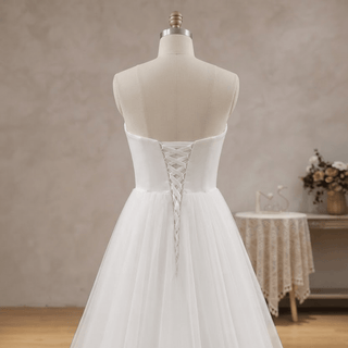 Classic Satin Wedding Dress - Diva Melody