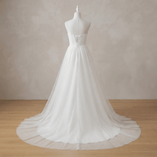 Classic Satin Wedding Dress - Diva Melody