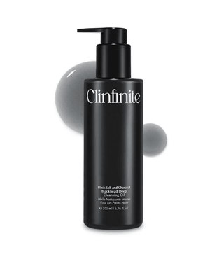 [Clinfinite] Black Salt & Charcoal Blackhead Deep Cleansing Oil 200ml - Diva Melody