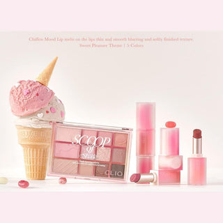[Clio] Chiffon Mood Lip 09 Strawberry Cookie - Diva Melody