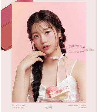 [Clio] Chiffon Mood Lip 09 Strawberry Cookie - Diva Melody