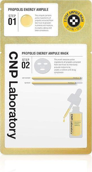 [CNP Laboratory] 2-Step Propolis Energy Active Ampule Mask (5 Sheets) - Diva Melody